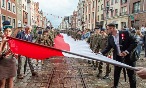 Biel i czerwień na starówce