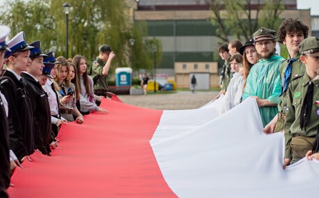 Biel i czerwień na starówce