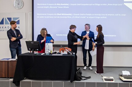 Młodzi recenzenci zaimponowali wykładowcom