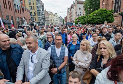 Rafał Trzaskowski w Elblągu. „Tych podziałów naprawdę już wystarczy”