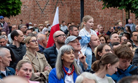 Rafał Trzaskowski w Elblągu. „Tych podziałów naprawdę już wystarczy”