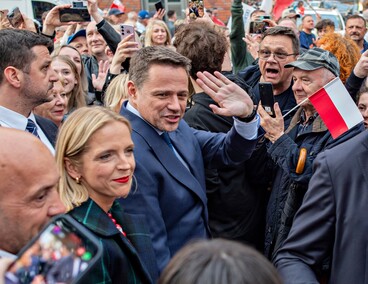 Rafał Trzaskowski w Elblągu. „Tych podziałów naprawdę już wystarczy”