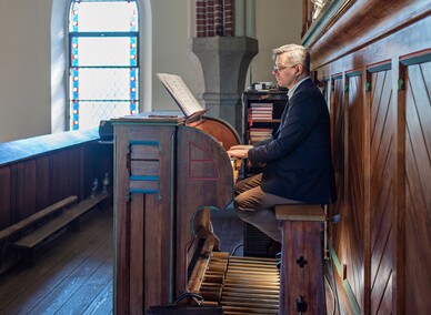 Chór i organy w świętym Wojciechu