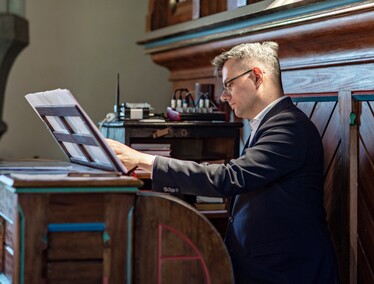 Chór i organy w świętym Wojciechu