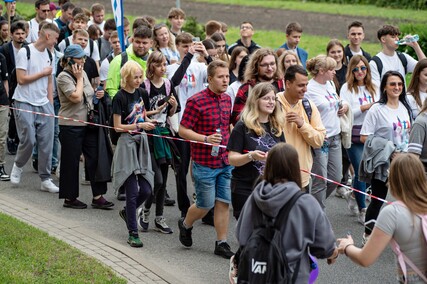 Studenci z kluczami do miasta