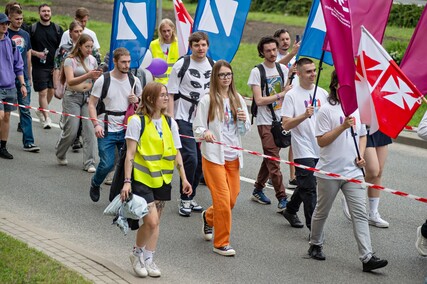 Studenci z kluczami do miasta