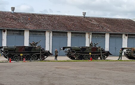 Pododdział z Westerplatte na święcie 16 pułku