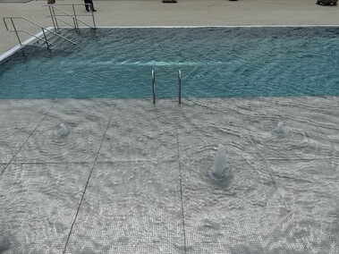 Kąpielisko tuż przed otwarciem