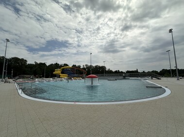 Kąpielisko tuż przed otwarciem