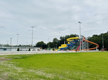 Kąpielisko tuż przed otwarciem