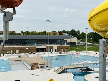 Kąpielisko tuż przed otwarciem