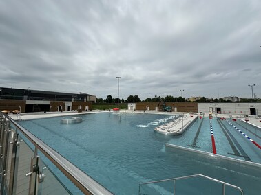 Kąpielisko tuż przed otwarciem