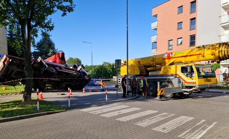 Podnośnik oderwał się od ziemi