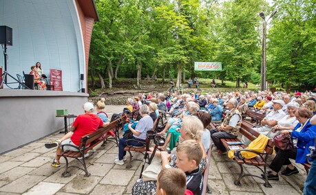 Scena, stolik, salon, Bażantarnia