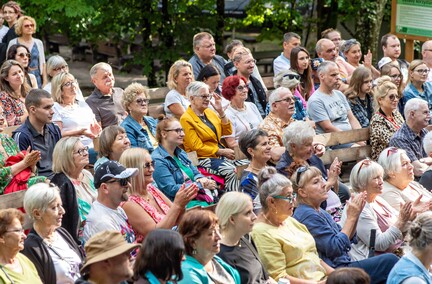 Scena, stolik, salon, Bażantarnia