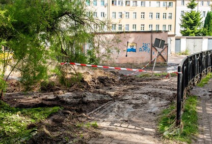 Przy Kumieli dzień po powodzi