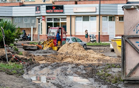 Przy Kumieli dzień po powodzi
