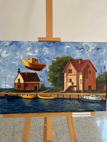 Zalew Wiślany zamknięty w ramy