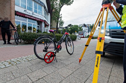 Zderzenie dwójki rowerzystów