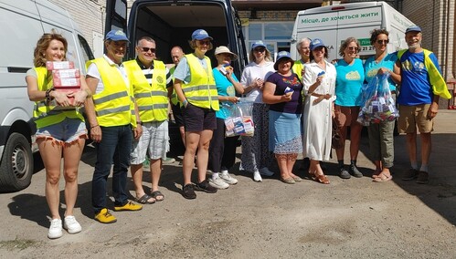 Z darami dla mieszkańców Ukrainy Z darami dla mieszkańców Ukrainy