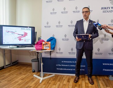 Z darami dla mieszkańców Ukrainy