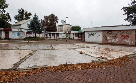 Więcej zieleni koło czołgu