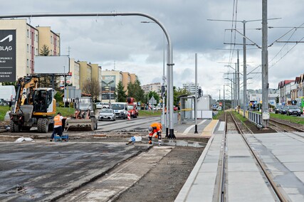 Trwają prace na Dąbka-Piłsudskiego. Kiedy koniec?