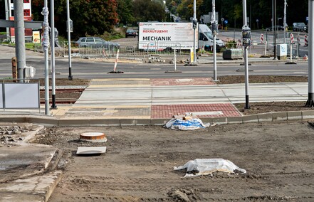 Trwają prace na Dąbka-Piłsudskiego. Kiedy koniec?