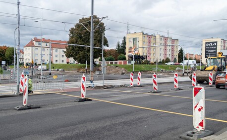 Trwają prace na Dąbka-Piłsudskiego. Kiedy koniec?