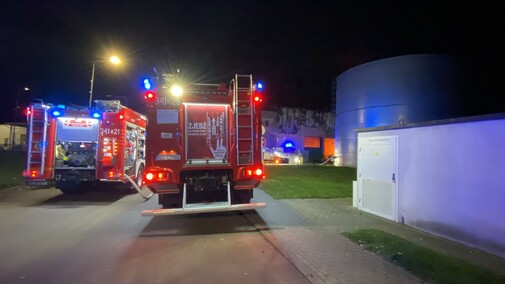 Pożar sortowni śmieci w Elblągu Pożar sortowni śmieci w Elblągu