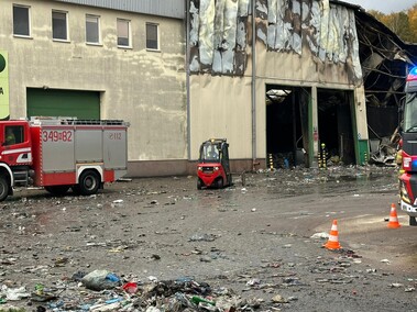 Pożar w ZUO. Są wyniki jakości powietrza Pożar w ZUO. Są wyniki jakości powietrza