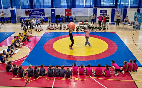 Były mistrz świata w zapasach w Elblągu