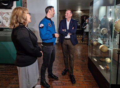 Sławosz Uznański-Wiśniewski we Fromborku: Chciałbym pracować nad kolejną misją w kosmosie