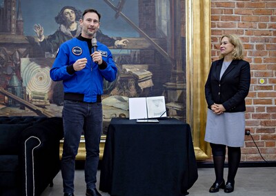 Sławosz Uznański-Wiśniewski we Fromborku: Chciałbym pracować nad kolejną misją w kosmosie