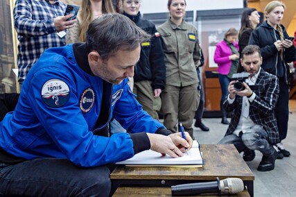 Sławosz Uznański-Wiśniewski we Fromborku: Chciałbym pracować nad kolejną misją w kosmosie