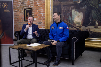 Sławosz Uznański-Wiśniewski we Fromborku: Chciałbym pracować nad kolejną misją w kosmosie