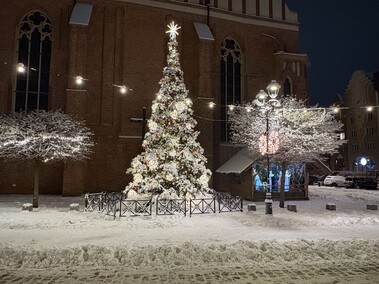 Elblążanie powitali nowy rok