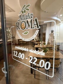 Pizzeria Mała Roma. Rzym nieopodal Bramy Targowej