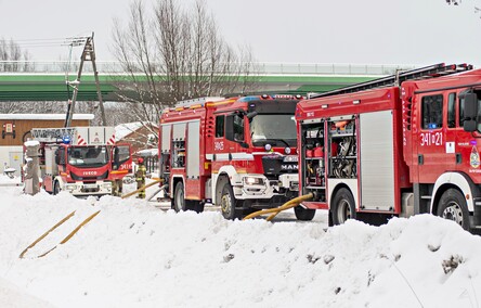 Pożar w barze pod mostem