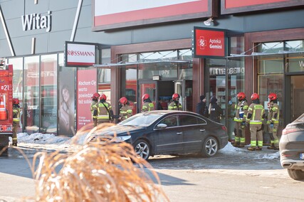 Pożar w centrum handlowym