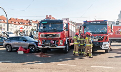Zderzyli się z wozem strażackim