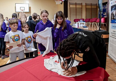 Olimpijczycy przepytani przez uczniów
