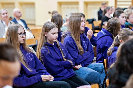 Olimpijczycy przepytani przez uczniów