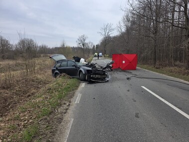 Śmiertelny wypadek koło Przezmarka