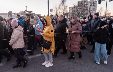 Wierni przeszli przez miasto