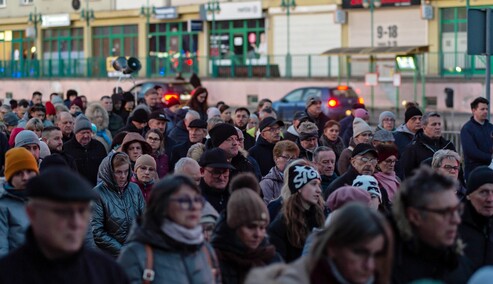 Wierni przeszli przez miasto