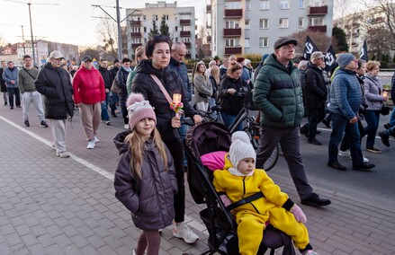 Wierni przeszli przez miasto