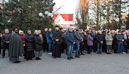 Wierni przeszli przez miasto