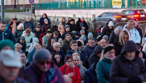 Wierni przeszli przez miasto