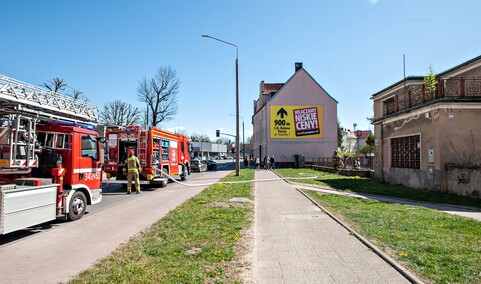 Pożar w pustostanie przy Robotniczej